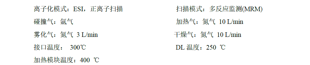 猪肉中喹乙醇代谢物的测定