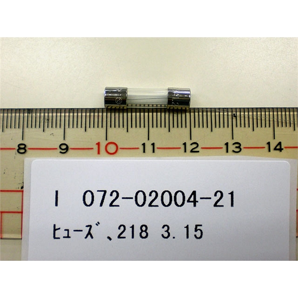 保险丝FUSE,218 3.15P用于GC-2010plus