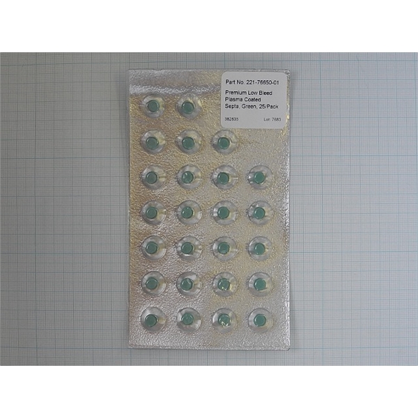 进样垫SEPTUM SET,(CRS) 25/PKT,用于GCMS QP5050/QP5000